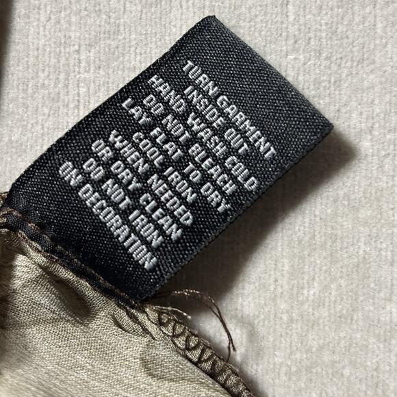 Zac Rachel Sleeveless Tunic Leopard Animal Print Beaded Sequin Ruffle Sz Medium - Picture 5 of 8